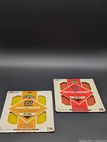 Two Gator sandpaper packs, 120 and 220 grit