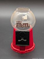 Front view of dispenser showing logo and missing lid