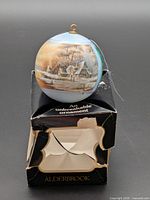 Ornament on original Alderbrook box