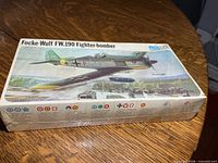 Top view of sealed model kit box showing artwork and title