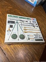 Front of sealed Tamiya Military Miniatures German Infantry Weapons Set box