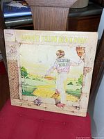 Front cover of Elton John Goodbye Yellow Brick Road album