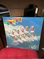 Front cover of Go-Go's Vacation LP showing artwork