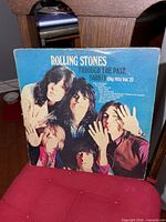Front cover of Rolling Stones Through the Past Darkly LP