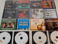 overview of all CD cases and loose discs