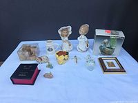 All items arranged on table for overview