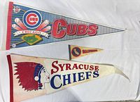 Front view of all three pennants