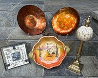 Group shot showing all seven items