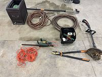 Overall view showing all items in lot