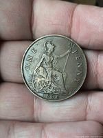 Reverse showing Britannia and date 1936