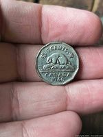 Reverse showing beaver, denomination and date