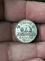 Reverse showing beaver design, denomination and date