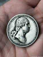 Obverse showing George Washington portrait and inscriptions