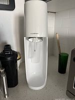 Full view of SodaStream machine on countertop