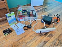 Group shot showing all items in lot on floor