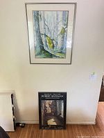 Overall view of watercolor and poster together