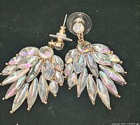 front view showing rhinestone arrangement and overall design