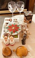 All items grouped on tabletop showing variety