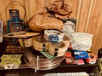 Group shot showing all hardware items on shelf