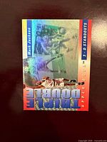 Front of holographic Mark Jackson Upper Deck card
