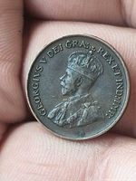 Obverse showing King George V portrait and legend