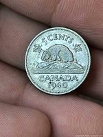 Reverse showing beaver, denomination and date