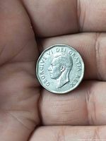 Obverse showing King George VI portrait