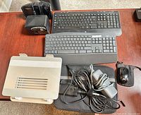 Group shot of all items on desk