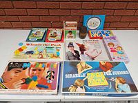 Group shot of all items laid out on table
