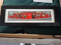 Full view of framed Temple Bar print