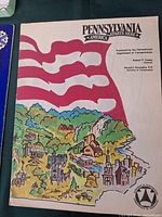 Front cover of Pennsylvania tourism booklet