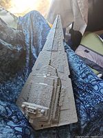 Top view of Imperial Star Destroyer showing exterior detailing