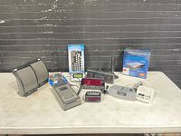 Overview of all electronics on table