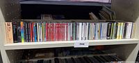 Full shelf view of entire CD lot