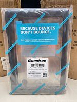 Front view of sealed Gumdrop case package