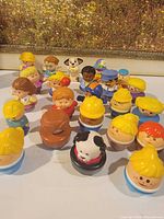 Group shot showing all figures lineup