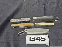 All five folding multi-tools group view