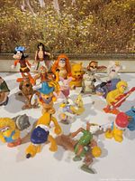 Group shot of all figurines on tabletop