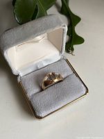 Ring in presentation box showing overall design