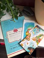 Front covers of AAA world map and two Hawaii pictorial pieces