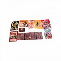 All nine publications laid out