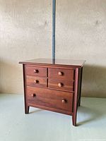 Front view of nightstand