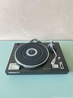 Top view of Kenwood KD-3070 turntable showing platter, tonearm and controls