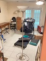 Full view of floor lamp in room