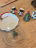 All five holiday-themed items grouped on table