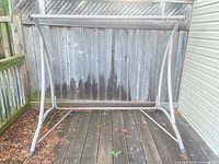 Front view of full swing frame