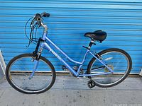 Full left side view of Haro Heartland DLX bicycle