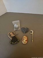 Group view of all jewelry items laid out