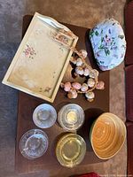 Group shot of all items on table