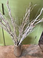 floor vase with branches full view